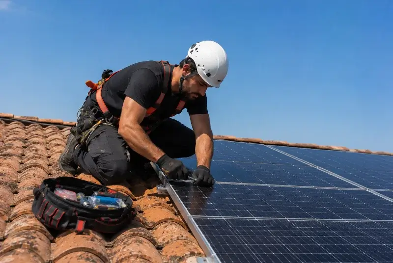 Maintenance et monitoring de panneaux solaires à Guenrouet