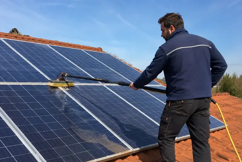 Nettoyage et entretien de panneaux solaires à Guenrouet